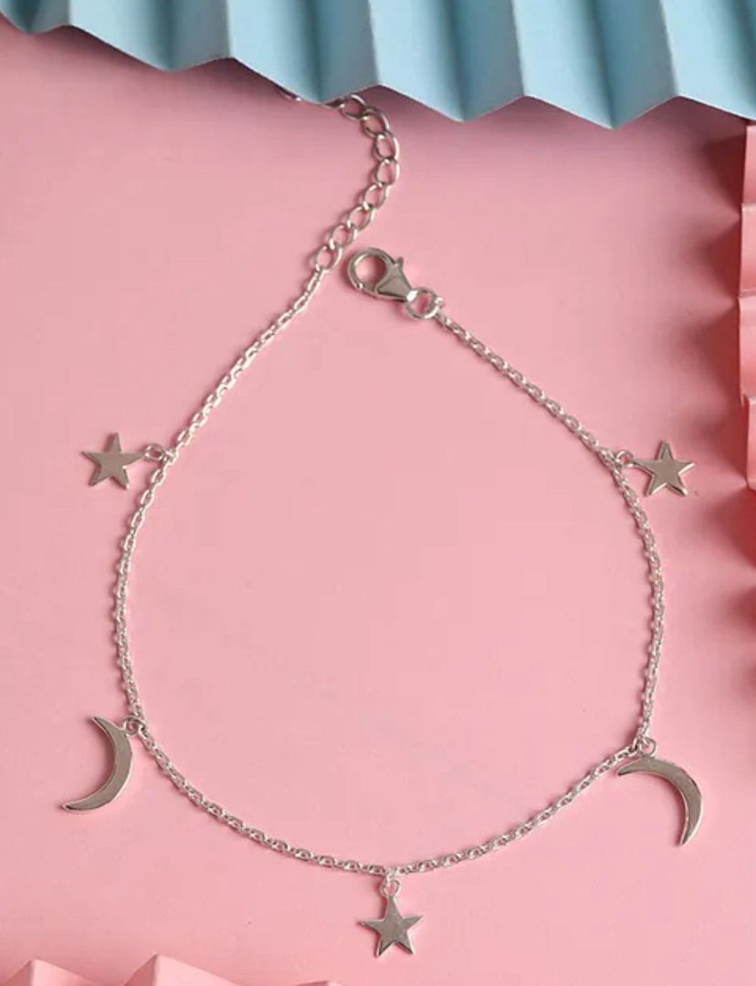 92.5 Silver Anklet For Your Loveones