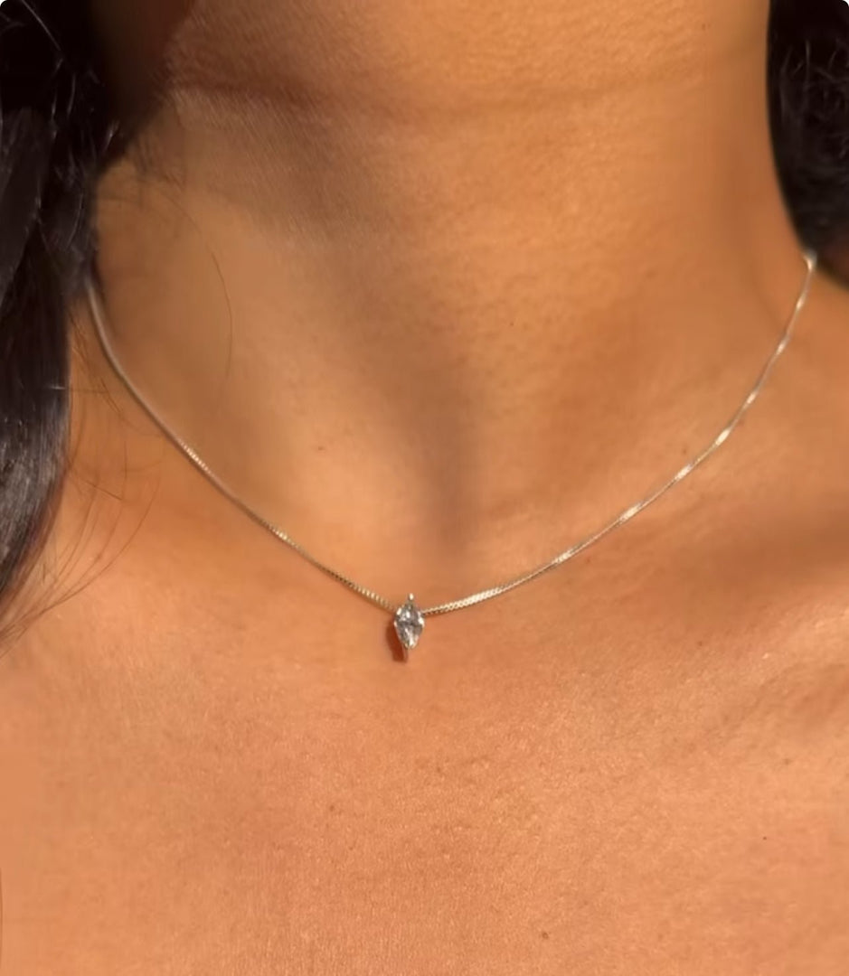 92.5 Silver Bella Neckalce