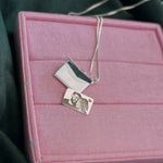 Load image into Gallery viewer, 92.5 Silver Envelope Message Box Photo Customize Necklace For Your Loveones
