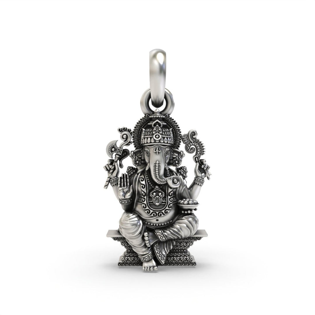 92.5 Silver Lord Ganesha Pendant