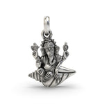 Load image into Gallery viewer, 92.5 Silver Lord Ganesha Pendant
