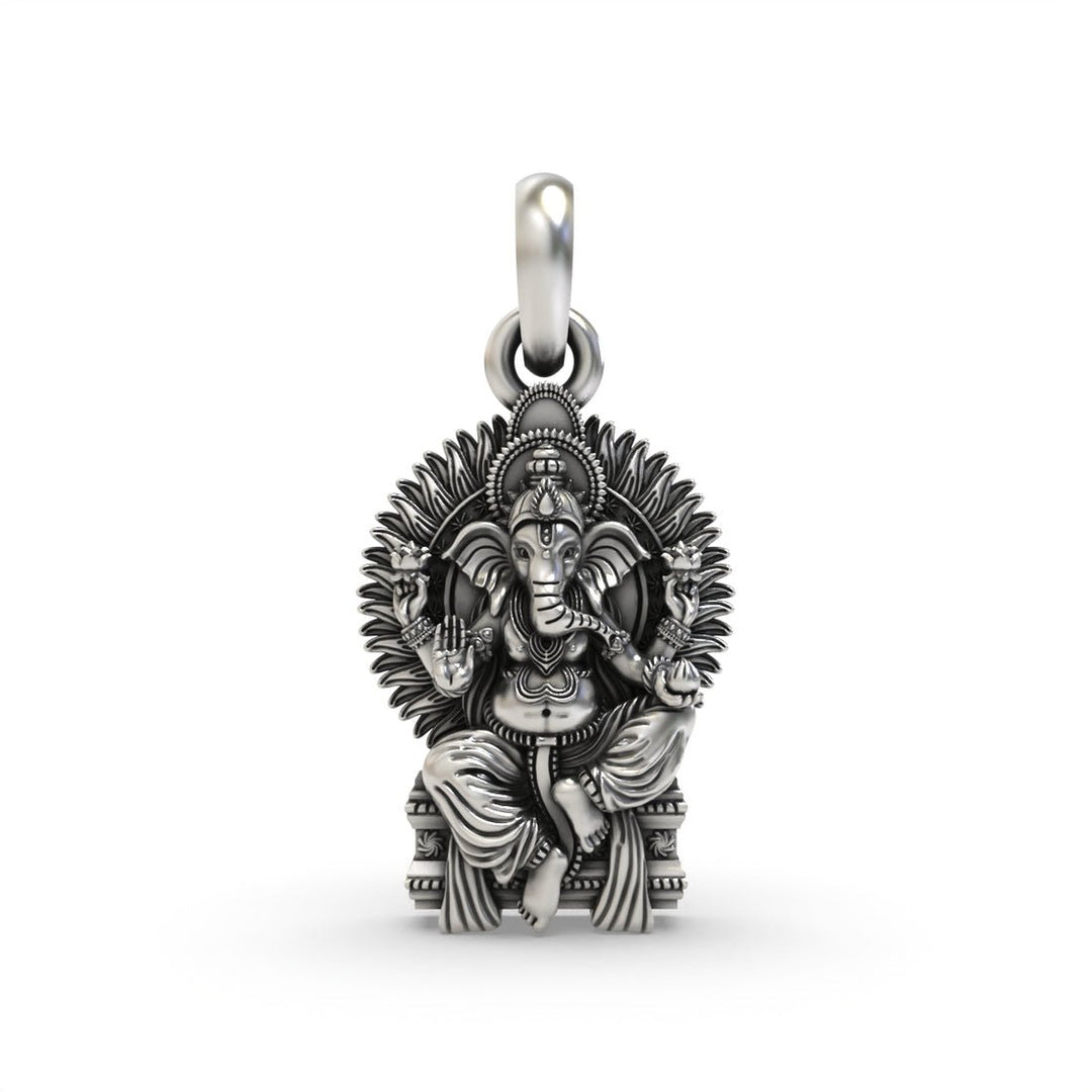 92.5 Silver Lord Ganesha Pendant