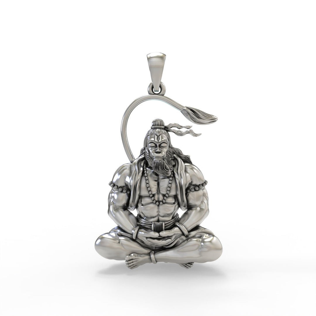 92.5 silver Lord Hanuman Pendant