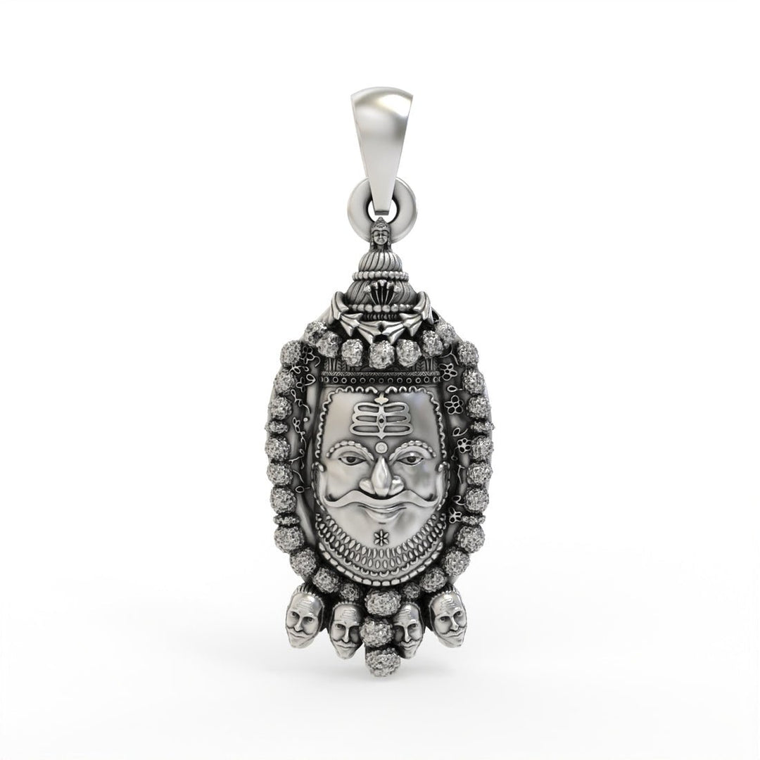 92.5 Silver Lord Mahakal Pendant