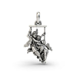 Load image into Gallery viewer, 92.5 silver Lord Rade Krishna Pendant
