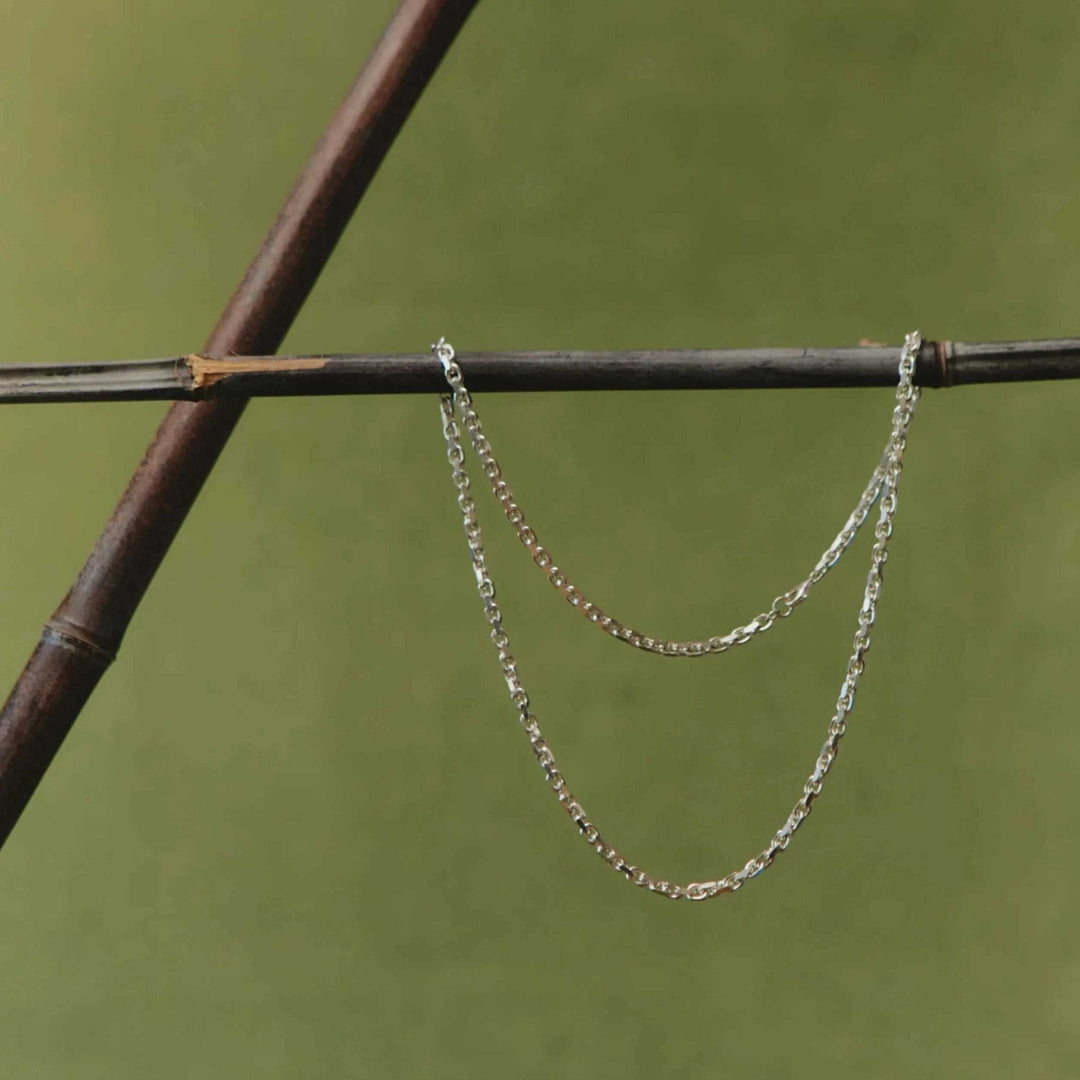 Element Air - Silver Sterling Silver Chain | 4 mm | 24 | Silver Box Original - Silverboxoriginal