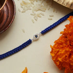 Load image into Gallery viewer, Evil Eye Sterling Silver Rakhi
