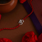 Load image into Gallery viewer, Om Sterling Silver Rakhi
