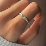 Load image into Gallery viewer, Silverboxoriginal 92.5 Silver Hidden Initial Ring
