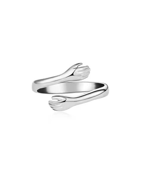 Silverboxoriginal 92.5 silver hug ring