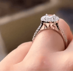 Load image into Gallery viewer, Silverboxoriginal 92.5 Silver Single Diamond Sparkle Ring
